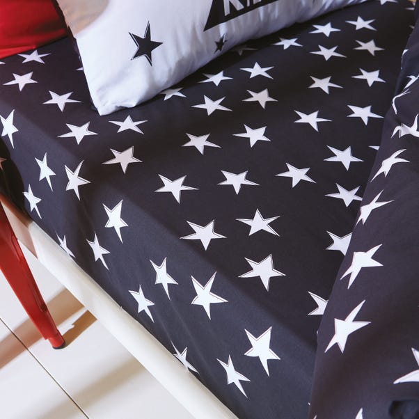 Born To Be Kind Stars 100% Organic Cotton Fitted Sheet image 1 of 3