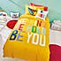 Born To Be You 100% Organic Cotton Duvet Cover and Pillowcase Set  undefined