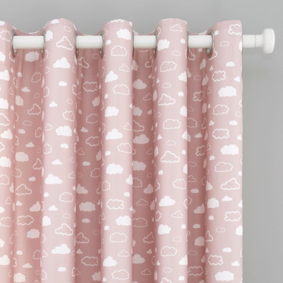 dunelm pink curtains