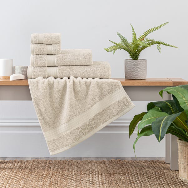 Unbleached Undyed Egyptian Cotton Towel image 1 of 3