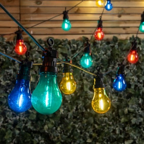 20 Premium Festoon Multicolour LED String Light Bulbs 
