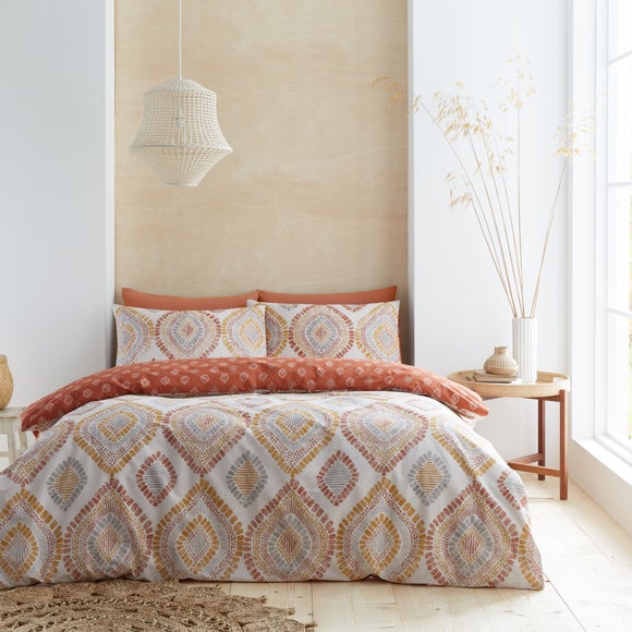 terracotta super king duvet cover