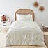 Scallop Ruffle Duvet Cover and Pillowcase Set  undefined