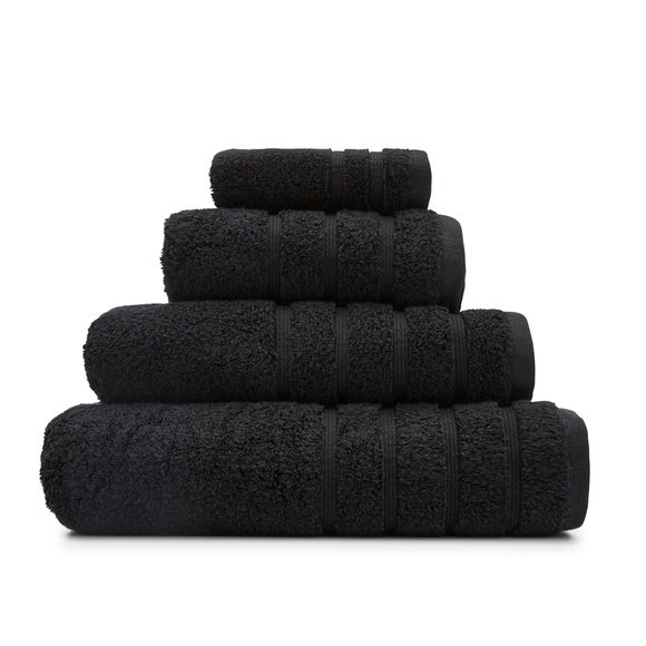 Black Ultimate Towel Dunelm