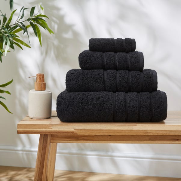 Black Ultimate Towel | Dunelm