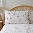 Pressed Floral White Duvet Cover and Pillowcase Set  undefined