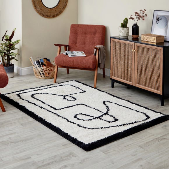 Berber Line Rug Dunelm