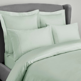 Dorma 300 Thread Count 100% Cotton Sateen Plain Cuffed Pillowcase