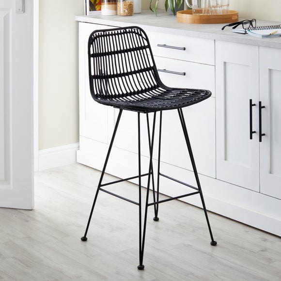 Pax Rattan Barstool Dunelm