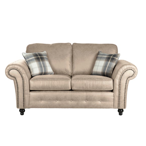 Oakland Faux Leather 2 Seater Sofa Dunelm   30748344 