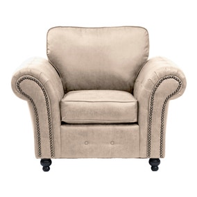 Oakland Faux Leather Armchair
