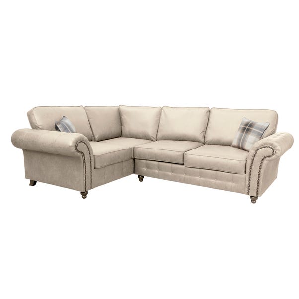 Oakland Left Hand Faux Leather Corner Sofa Dunelm Oakland Left Hand Faux Leather Corner, Oakland Faux Leather Sofa Reviews