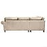 Oakland Left Hand Soft Faux Leather Corner Sofa Soft Faux Leather Marble