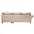 Oakland Right Hand Soft Faux Leather Corner Sofa Soft Faux Leather Marble