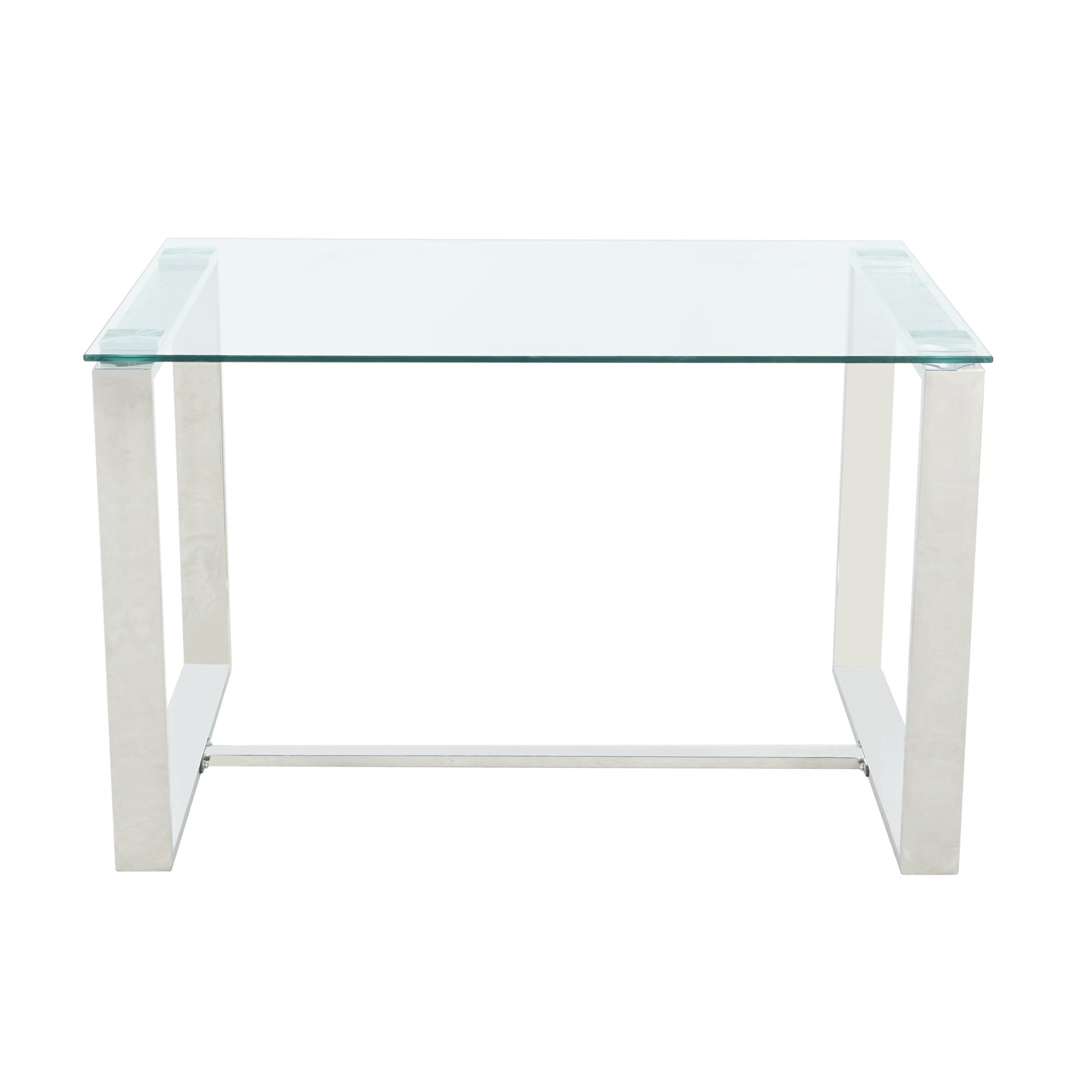 Madison 6 Seater Rectangular Glass Top Dining Table Clear