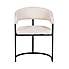 Zena Boucle Dining Chair Ivory