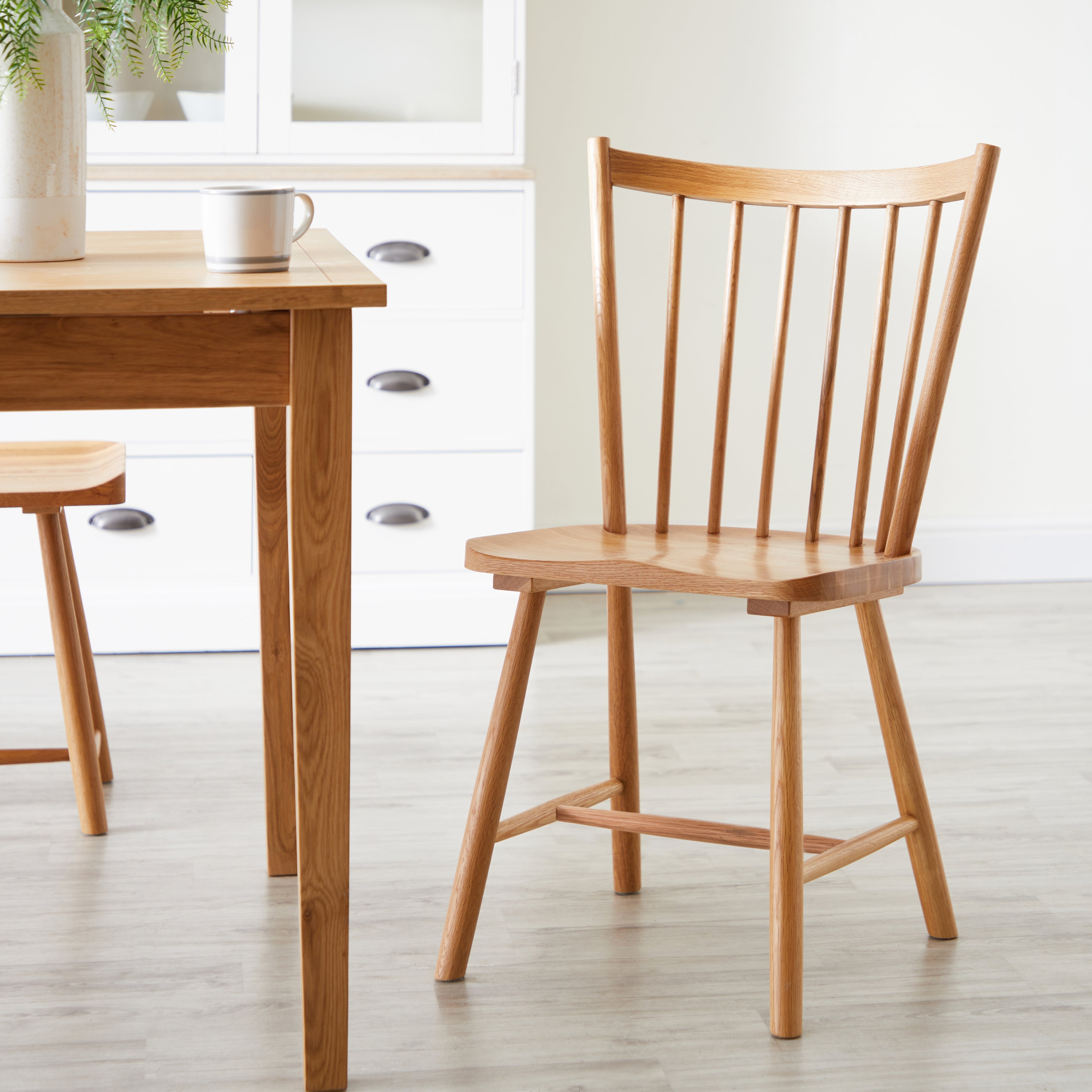 Loxwood Dining Chair Solid Oak Light Oak