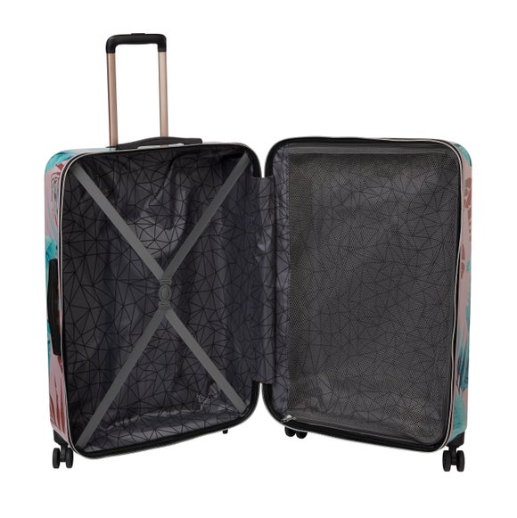 Bevelled Gem Floral Suitcase | Dunelm