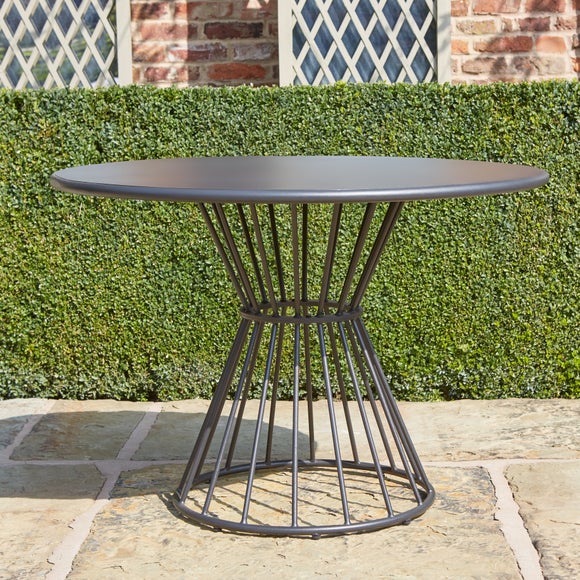 tall wicker patio table