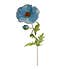 Bundle of 12 Artificial Icelandic Poppy Belle Blue 70cm Blue