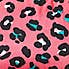 Style Lab Leopard Teal and Coral Duvet Cover and Pillowcase Set  undefined