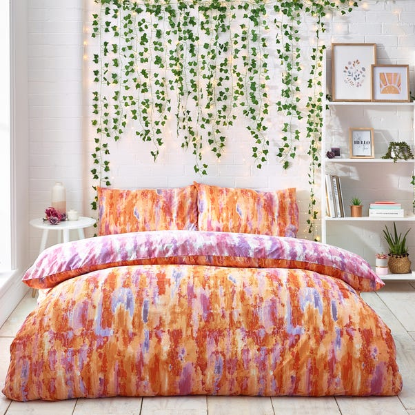 Style Lab Tie Dye Duvet Cover and Pillowcase Set image 1 of 7
