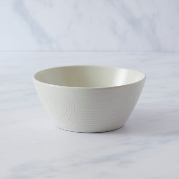 Curves Stoneware Cereal Bowl image 1 of 4
