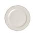 Scalloped Edge Porcelain Dinner Plate White