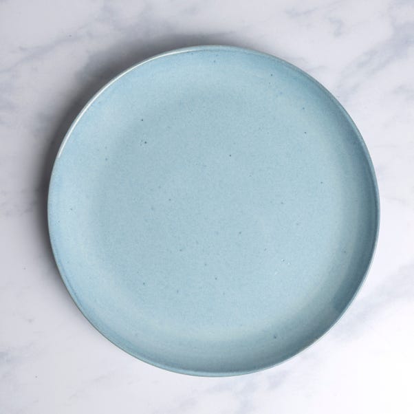Amalfi Reactive Glaze Stoneware Dinner Plate, Blue image 1 of 2