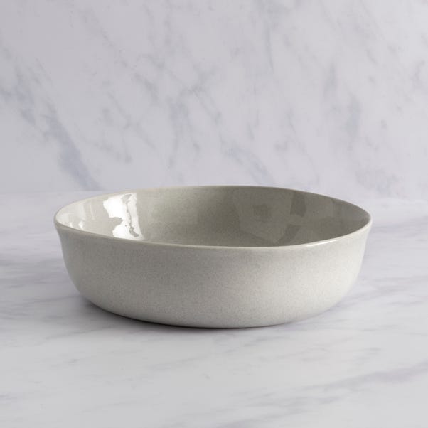 Amalfi Reactive Glaze Serve Bowl, Grey image 1 of 1