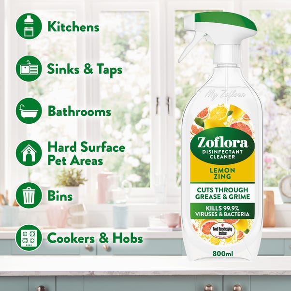Zoflora Lemon Zing Disinfectant Cleaner image 1 of 4