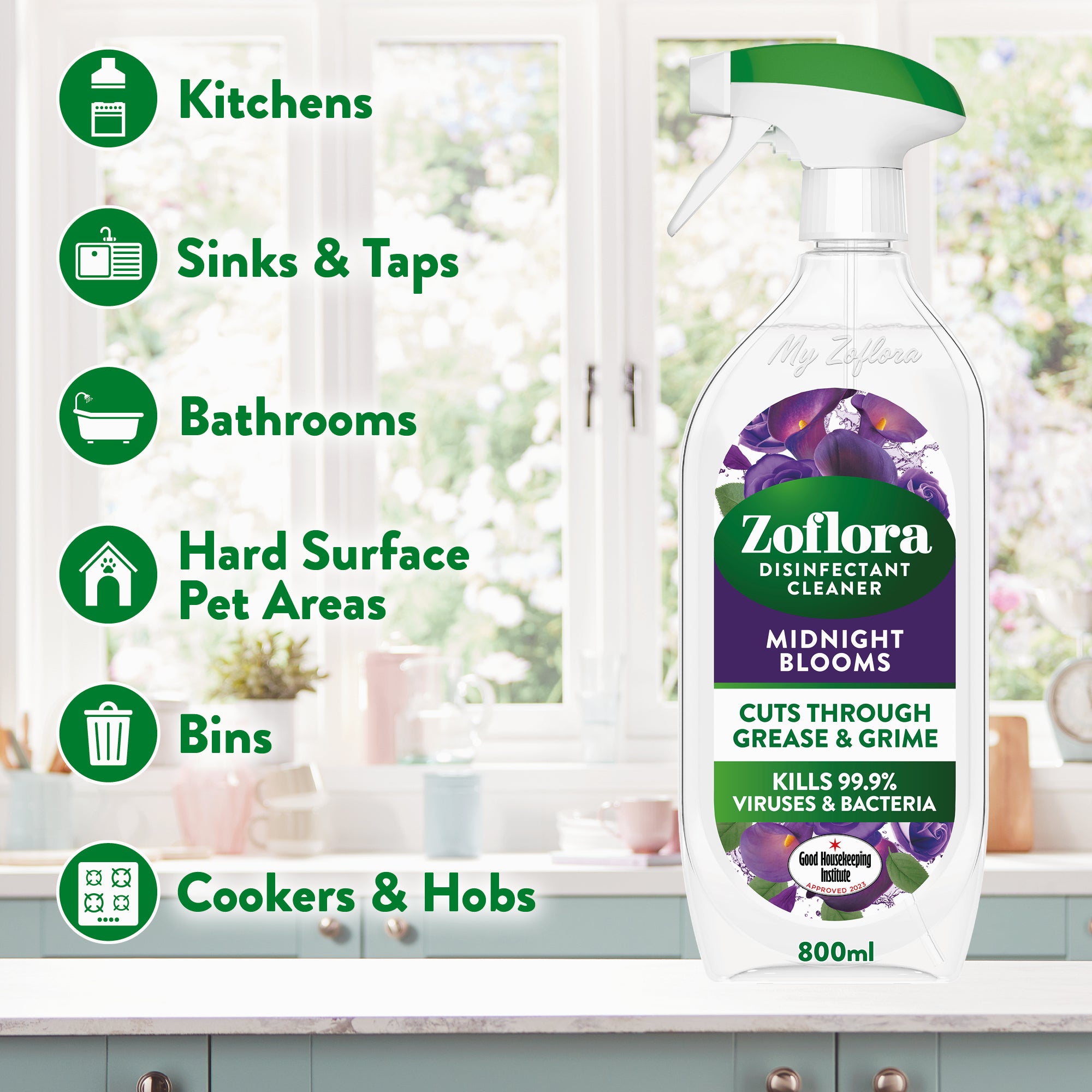 Zoflora Midnight Blooms Disinfectant Cleaner