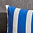 Outdoor Stripe Cushion Blue
