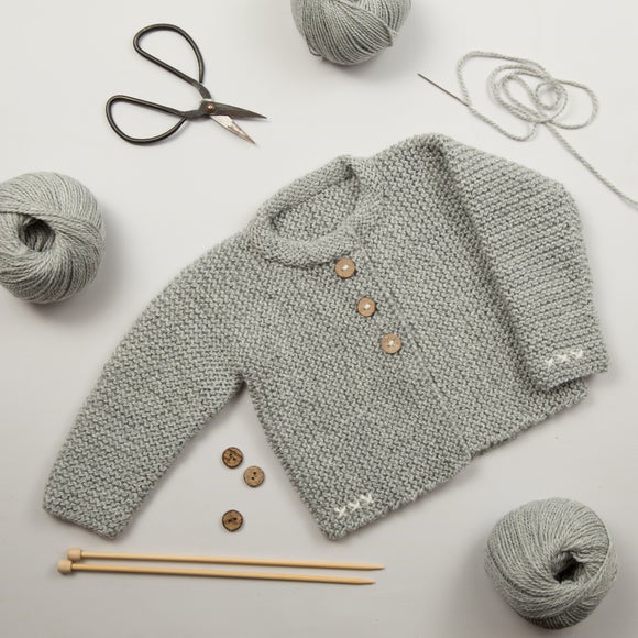 grey baby cardigans