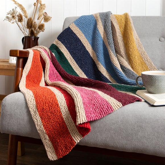 Dunelm outlet knitted throw