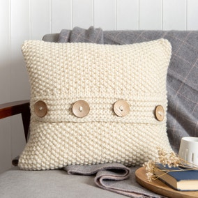 Seed Stitch Cushion Knitting Kit