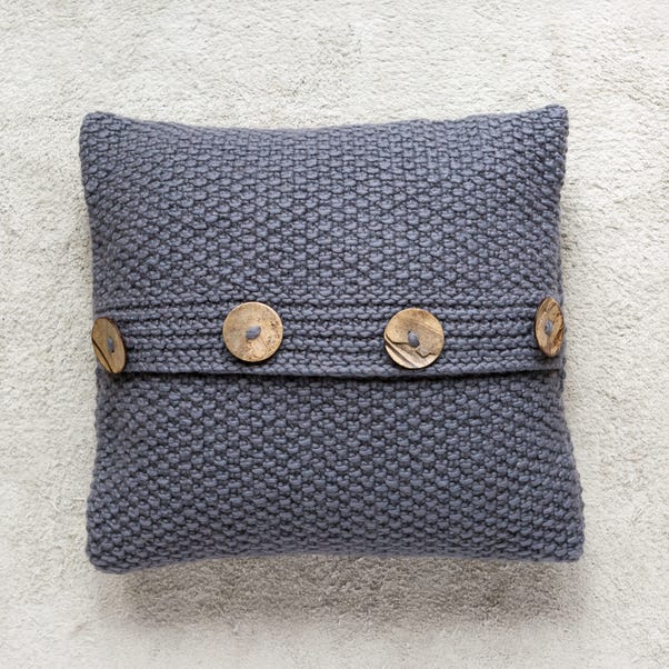 Seed Stitch Cushion Knitting Kit image 1 of 5