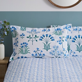 Florentina Blue Oxford Pillowcase