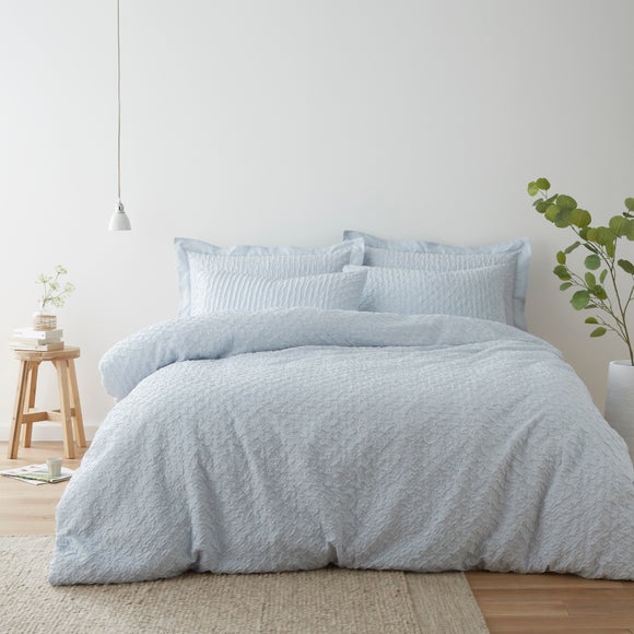 Edison Textured Duvet Cover Pillowcase Set