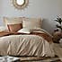 Amberley Waffle Natural 100% Cotton Duvet Cover and Pillowcase Set  undefined