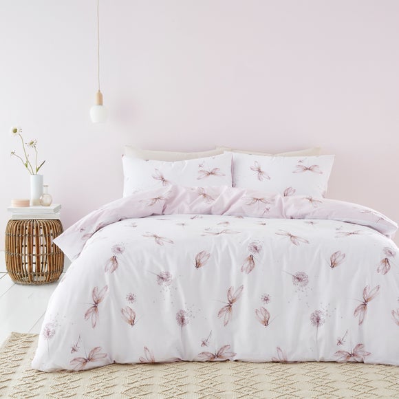 Dragonflies Reversible Duvet Cover Pillowcase Set