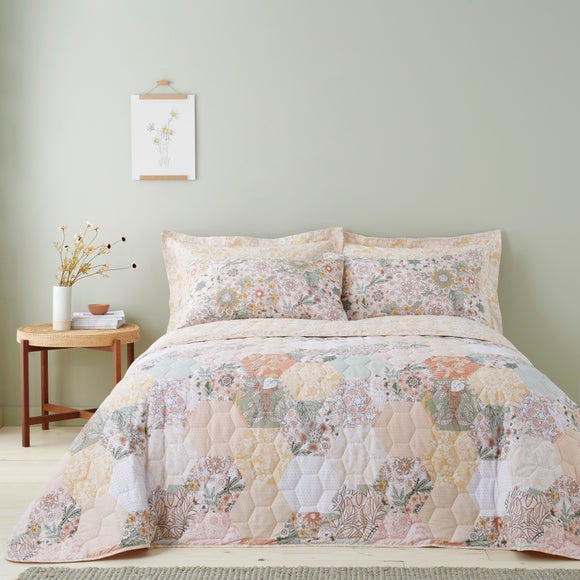 dunelm patchwork bedspread