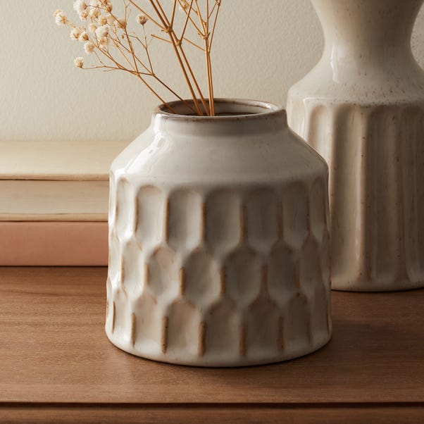 Concave Ceramic Vase image 1 of 4