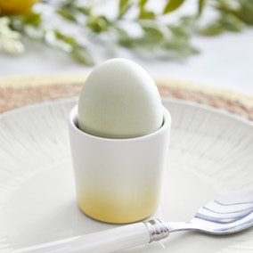 Ombre Yellow Egg Cup