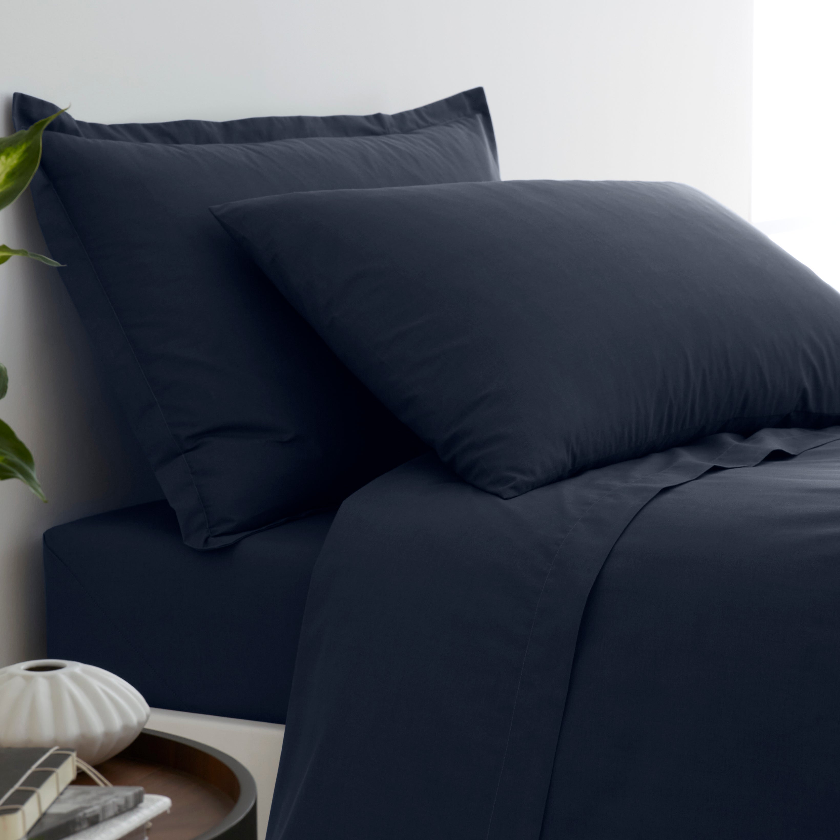 Pure Cotton Plain Dye Duvet Cover | Dunelm