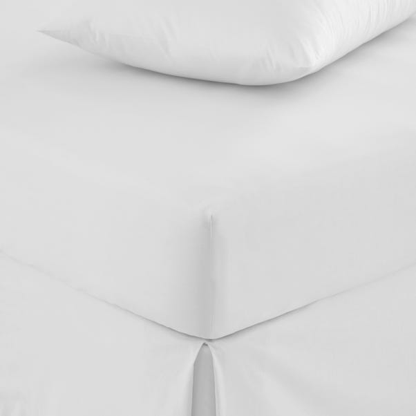 Pure Cotton Fitted Sheet White undefined