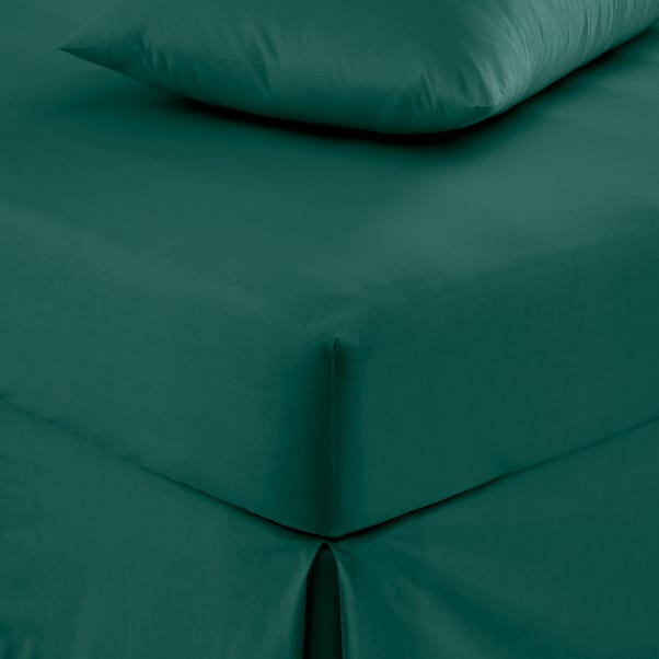 Pure Cotton Fitted Sheet Emerald undefined
