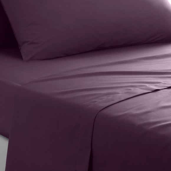 Pure Cotton Flat Sheet Dunelm