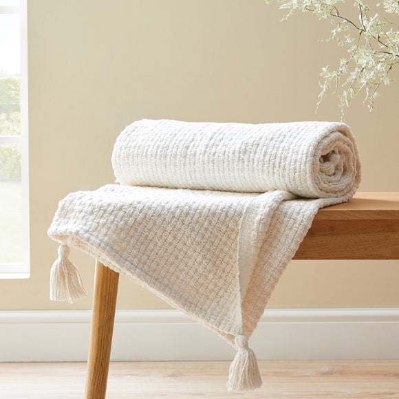 Dunelm cream throws new arrivals