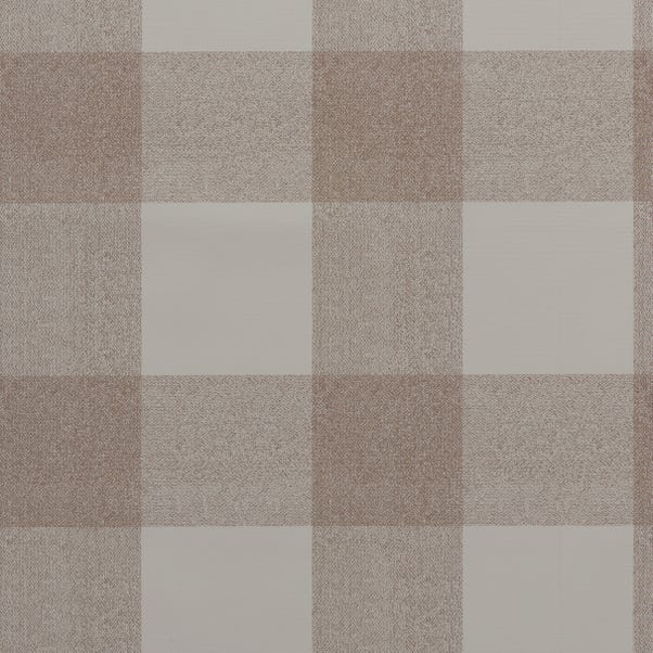 By the Metre Taupe Squares PVC image 1 of 4